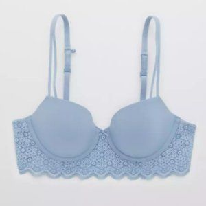Aerie Real Happy Demi Lightly Lined Bra 32B